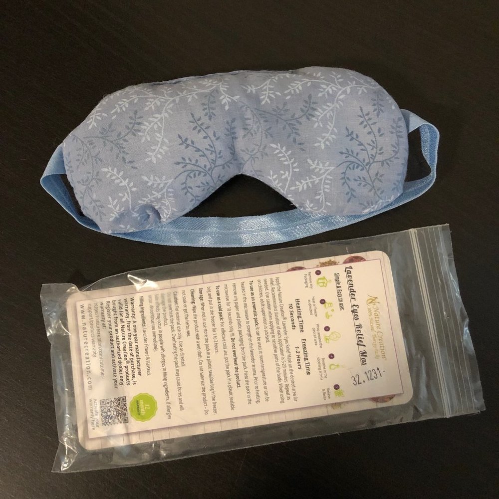 Lavender Hot/Cold Eye Mask